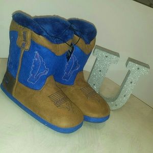 Boys Cowboys Boots Slippers
